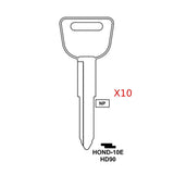 Honda Acura Key Blank - HD90 / HOND-10E (Packs of 10)