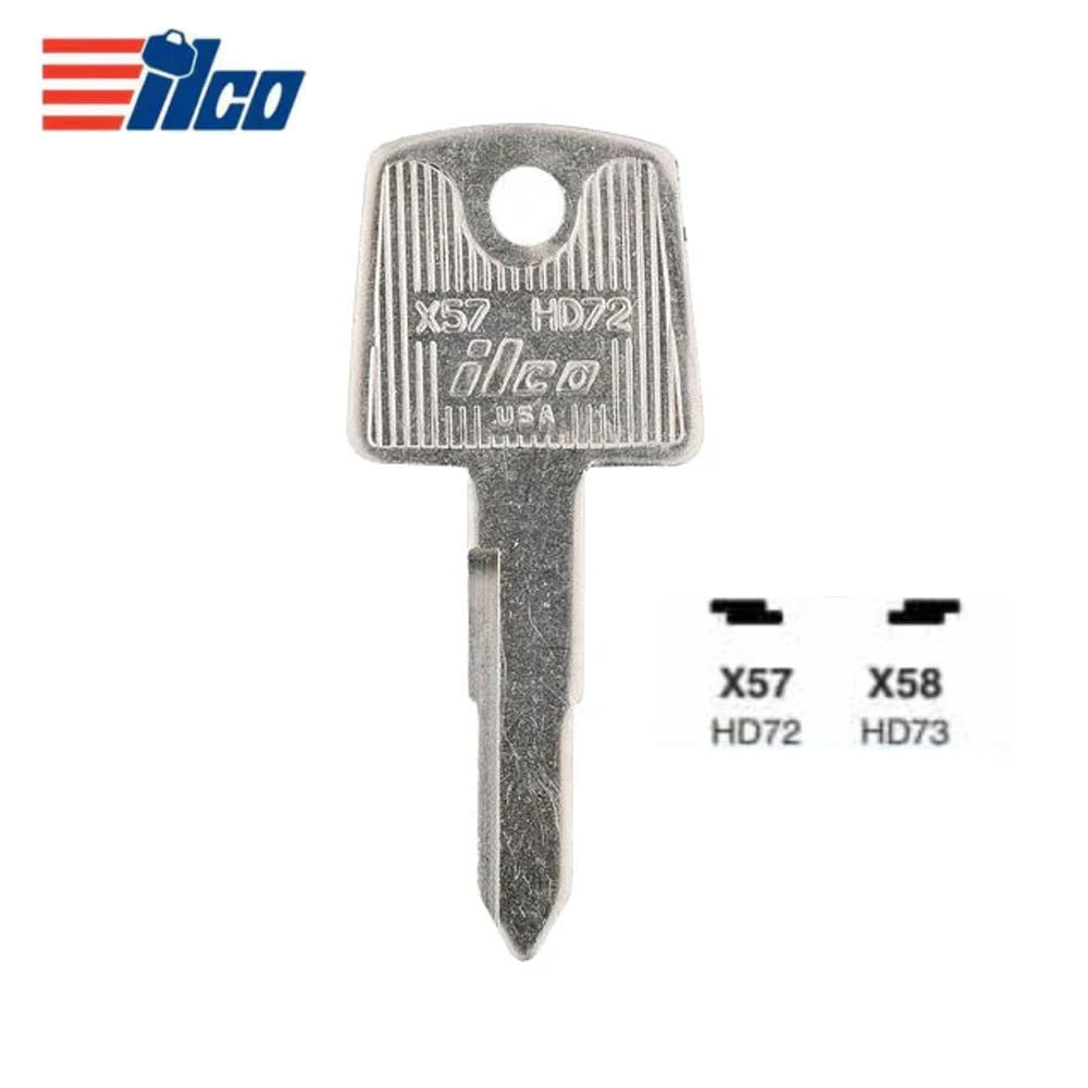 ILCO HD73 Honda Motorcycle Key Blank - X58