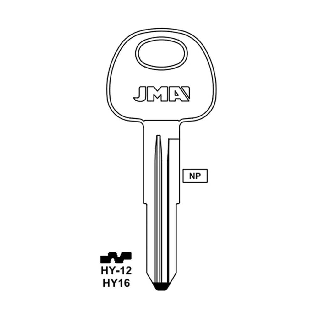 Hyundai Kia Key Blank - HY16 / HY-12