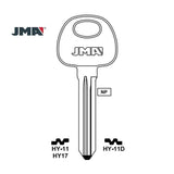 Hyundai Kia Key Blank - HY17 / HY-11