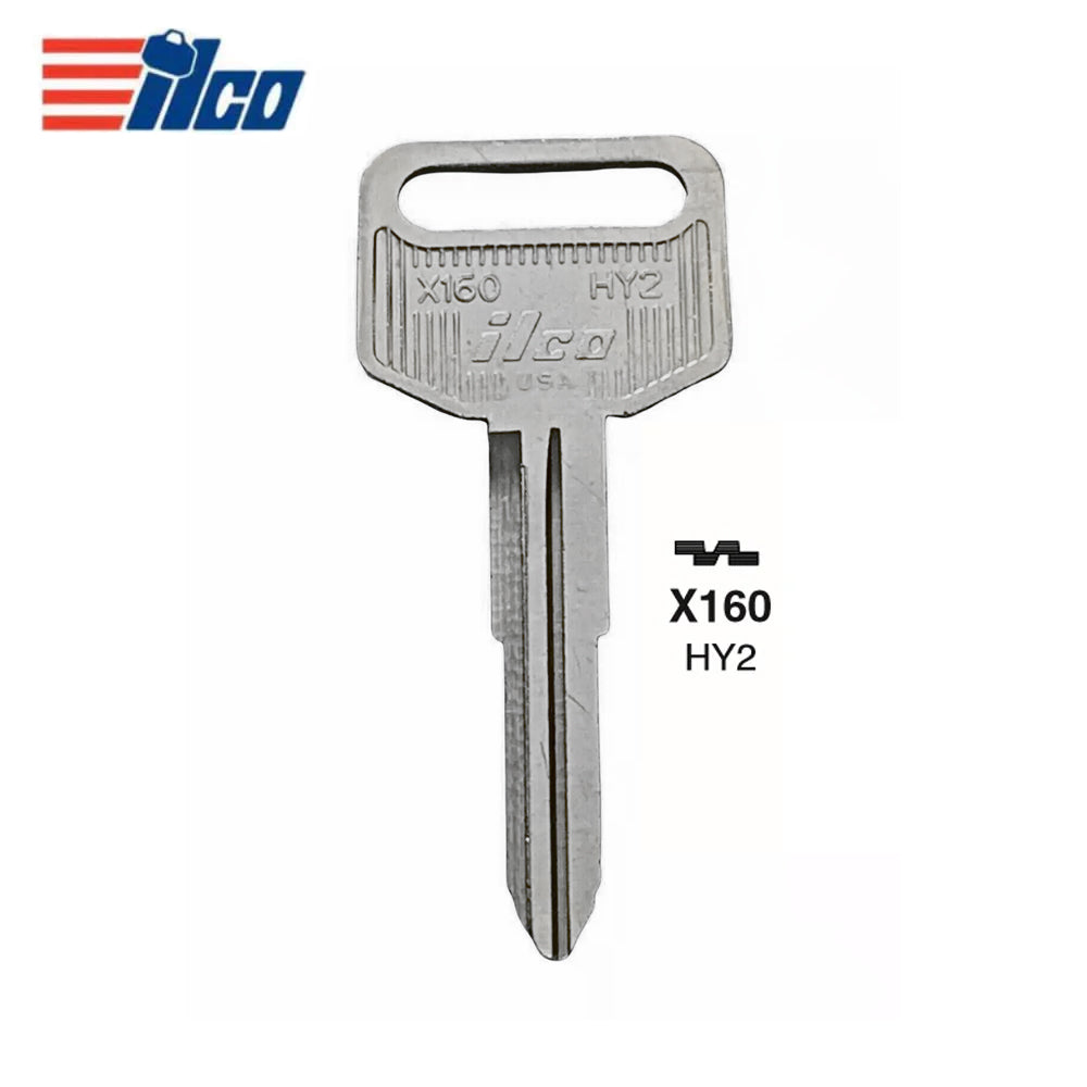 Hyundai Key Blank - HY-15D / HY2 (Packs of 10)