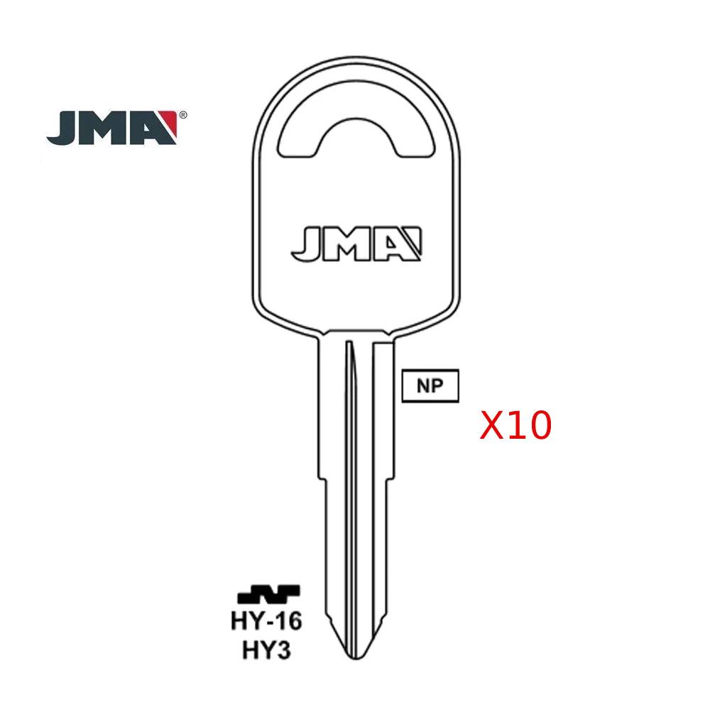 Hyundai Key Blank - HY3 / HY-16 (Packs of 10)