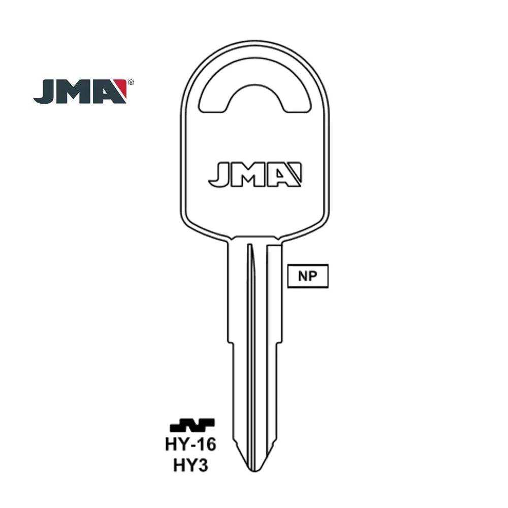 Hyundai Key Blank - HY3 / HY-16