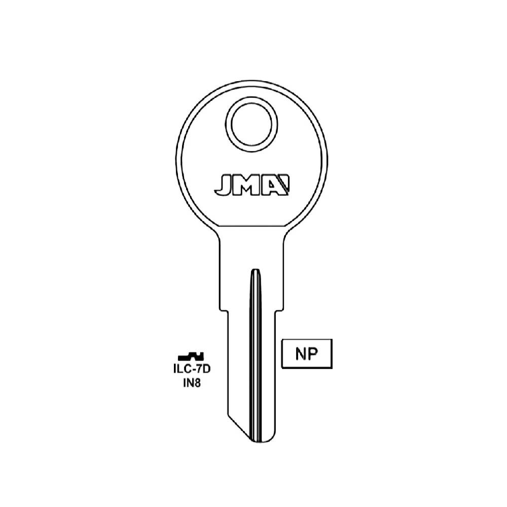 1054B Commercial & Residencial Key Blank - IN8 / ILC-7D