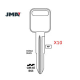 Isuzu Key Blank - B65 / GM-4E (Packs of 10)