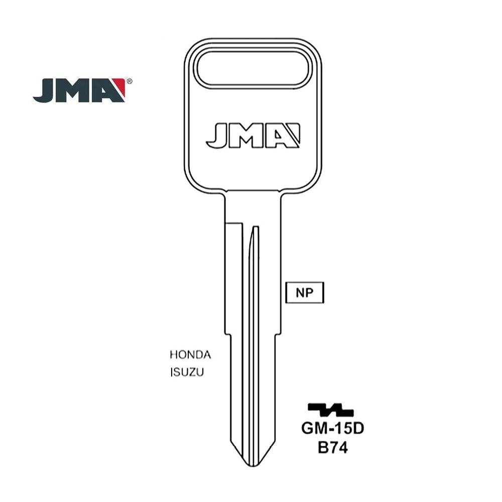 Isuzu Key Blank - B74 / GM-15D