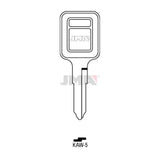 JMA KAW-5 / KW12 Kawasaki Motorcycle Double Sided 6 Cut Key Blank