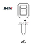 JMA KAW-5 / KW12 Kawasaki Motorcycle Double Sided 6 Cut Key Blank