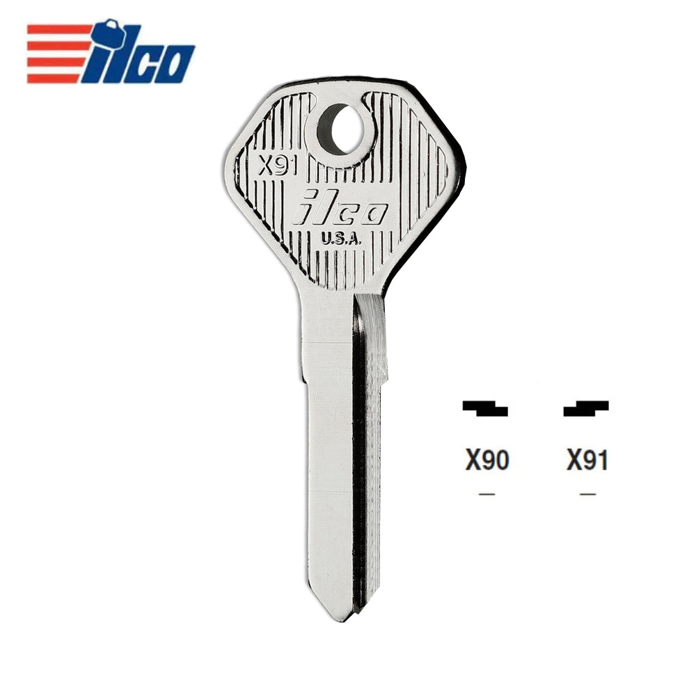 ILCO X91 Kawasaki Motorcycle Key Blank