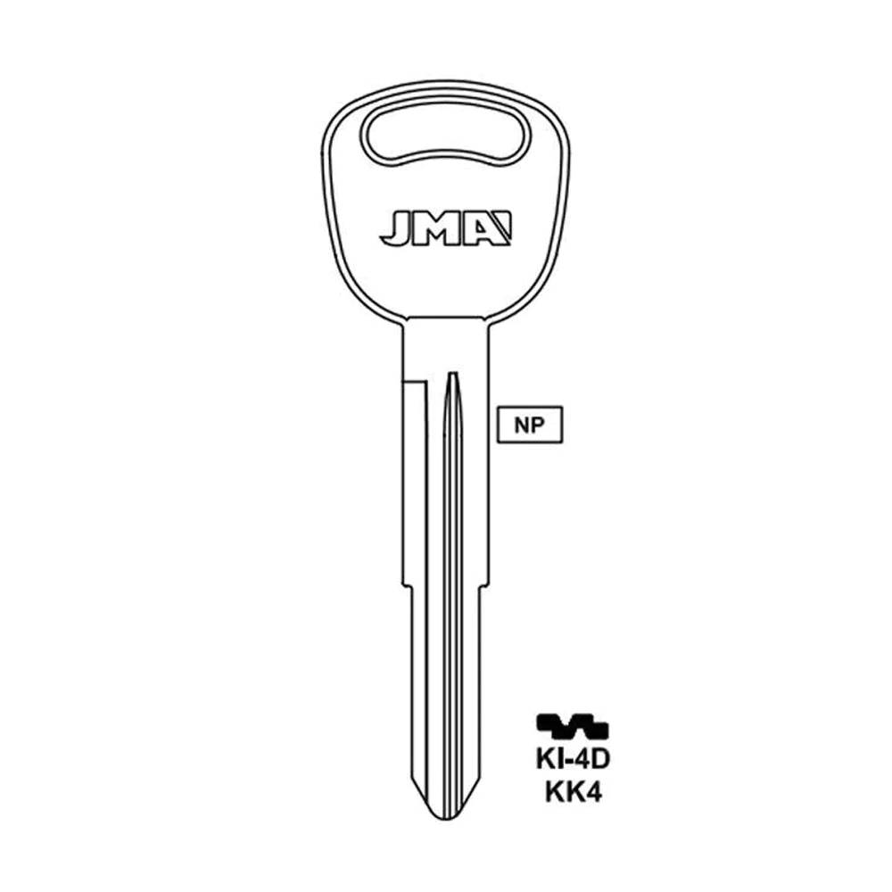 Kia Key Blank - KK4 / KI-4D