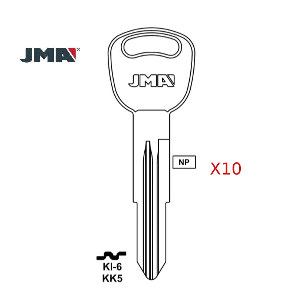 Kia Key Blank - KK5 / KI-6 (Packs of 10)