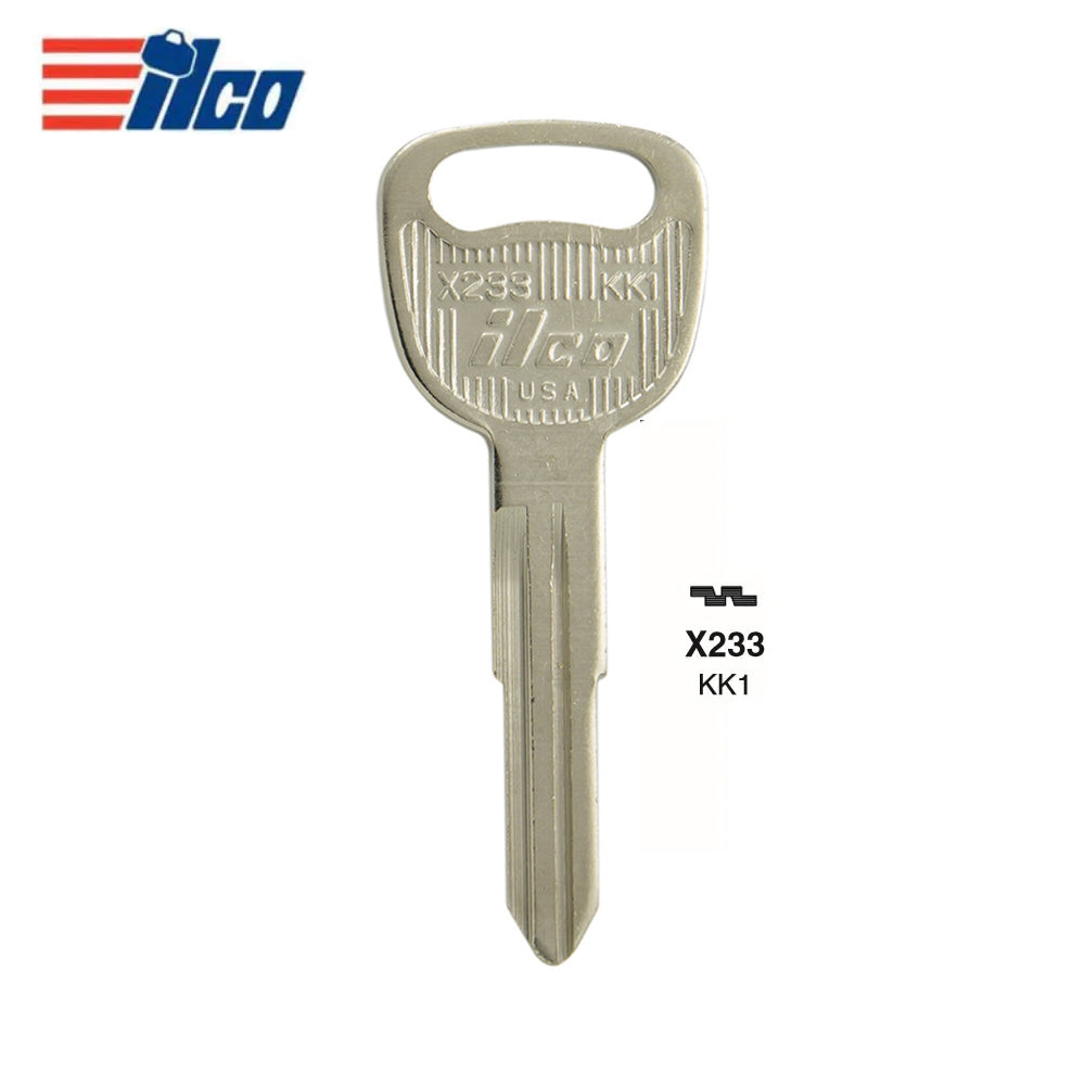 Hyundai Kia Key Blank - KI-1D / KK1 (Packs of 10)