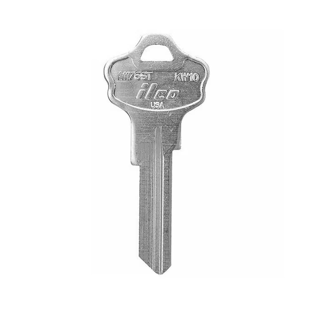 A1176ST Kwikset Commercial & Residencial Key Blank - Nickel Plated - KWI-2D / KW10