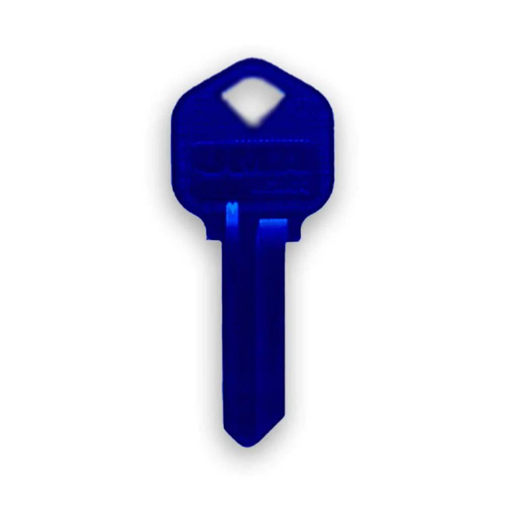 JMA KWI-1 Aluminum Kwikset Key Blanks - Blue