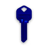 JMA KWI-1 Aluminum Kwikset Key Blanks - Blue