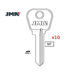 1092N 5-PIN Master Padlock Key Blank - M10 / AUS-1 (Packs of 10)