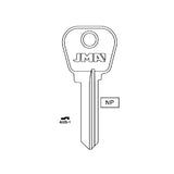 1092N 5-PIN Master Padlock Key Blank - M10 / AUS-1