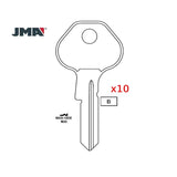 1092-6000 Master Padlock Key Blank - M20 / MAS-18DE (Packs of 10)