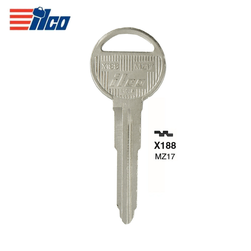 Mazda Key Blank - MAZ-19D / MZ17