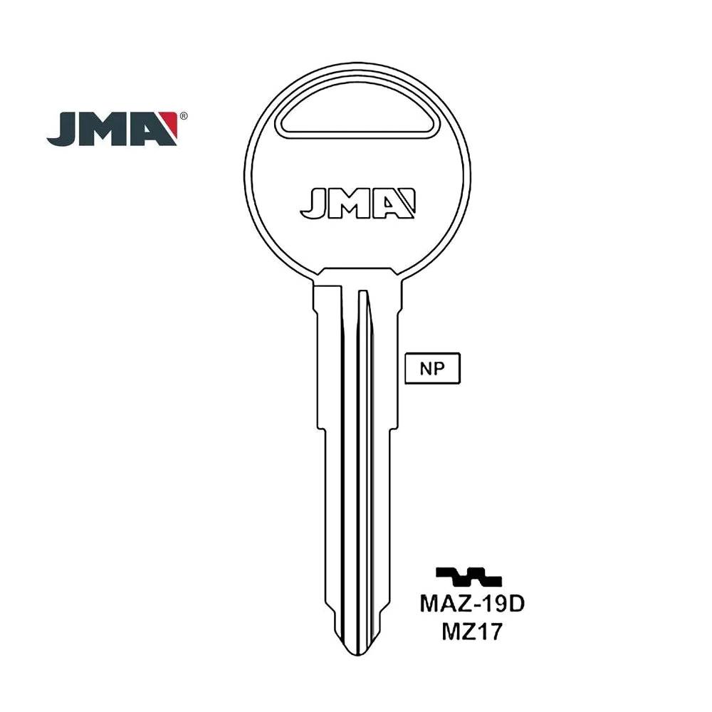 Mazda Key Blank - MZ17 / MAZ-19D