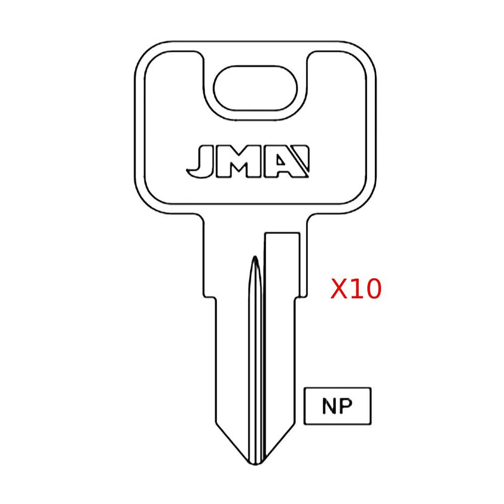 Boat Key Blank - MBL1-SI / MBL-1 (Packs of 10)