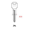 JMA MIT-13D / MIT5 / X229 Mitsubishi Metal Key (Pack of 10)