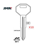 Chrysler Dodge Mitsubishi Key Blank MIT1 / MIT-16E (Packs of 10)