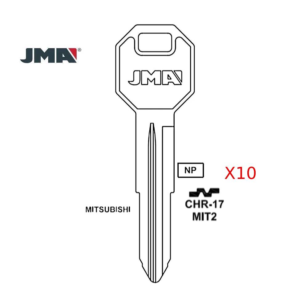 Mitsubishi Chrysler Key Blank - MIT2 / CHR-17 (Packs of 10)