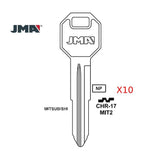 Mitsubishi Chrysler Key Blank - MIT2 / CHR-17 (Packs of 10)