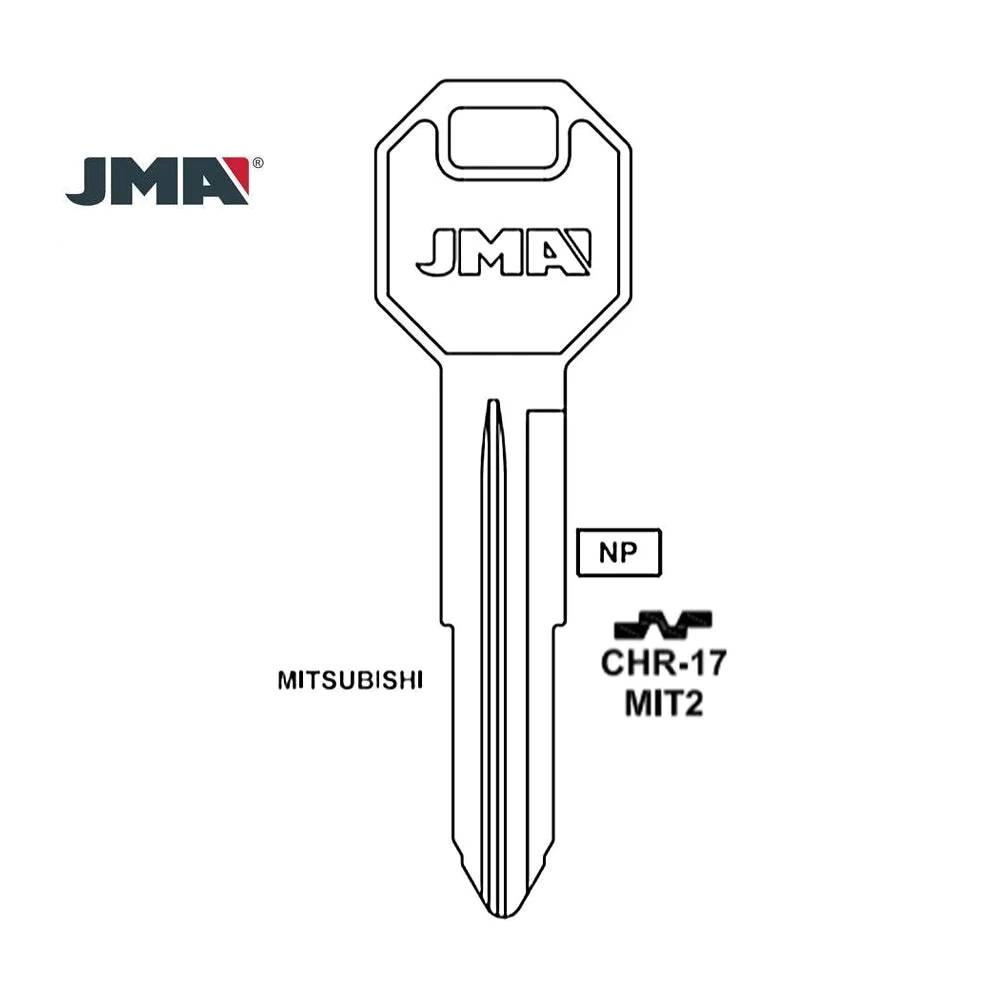 Mitsubishi Chrysler Key Blank - MIT2 / CHR-17