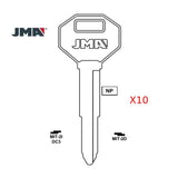 Mitsubishi Dodge Isuzu Hyundai Key Blank - DC3 / MIT-2I  (Packs of 10)