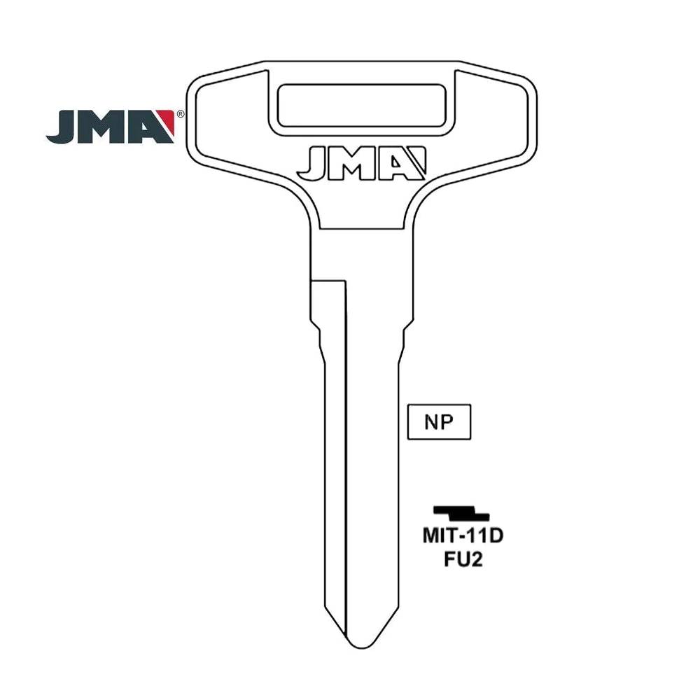 Mitsubishi MIT-FUSO Key Blank - FU2 / MIT-11D