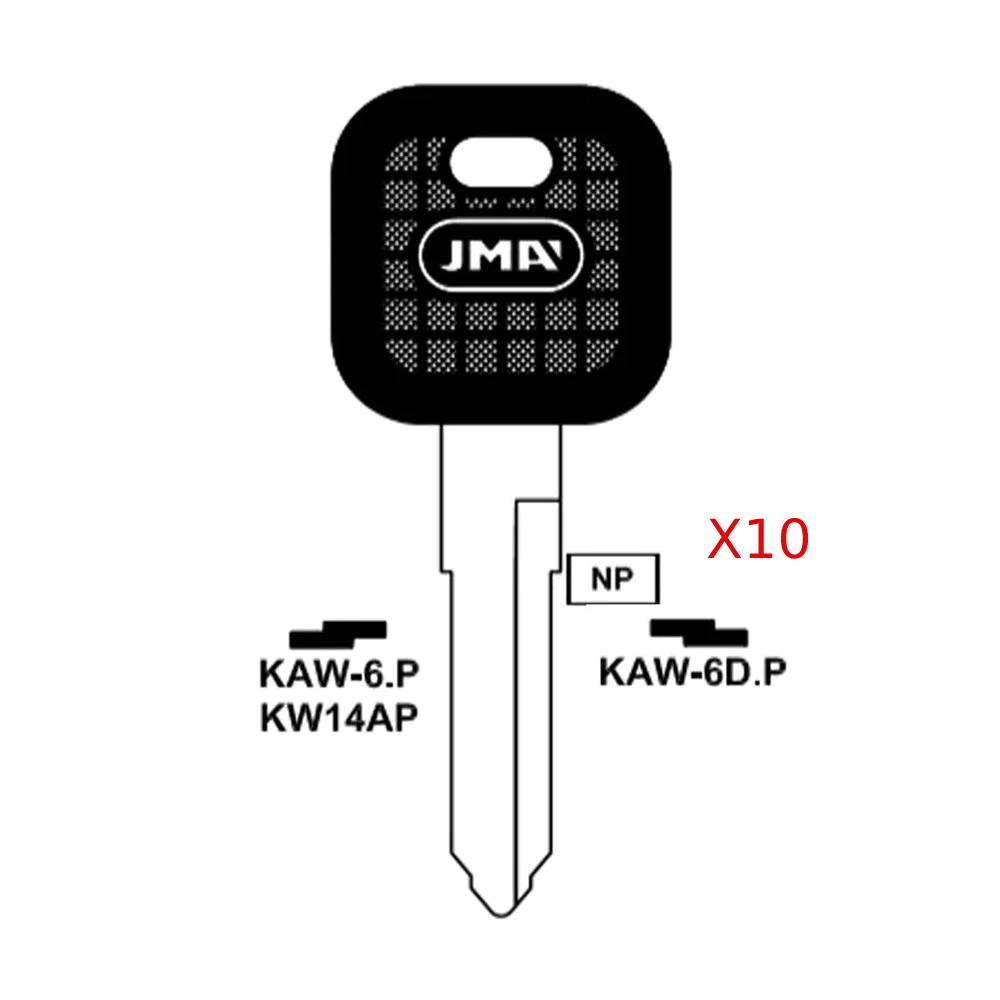 Kawasaki Motorcycle Key Blank - KW14P / KAW-6.P (Packs of 5)