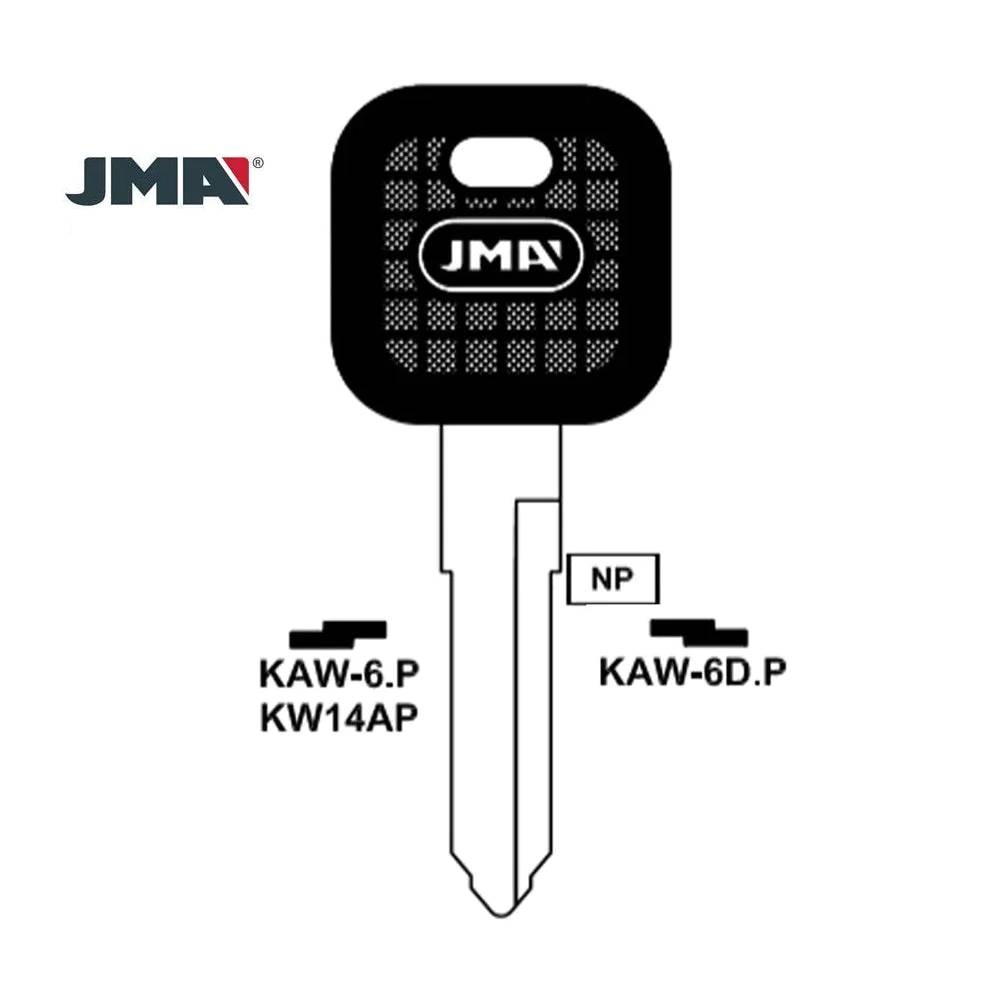 Kawasaki Motorcycle Key Blank - KW14P / KAW-6.P