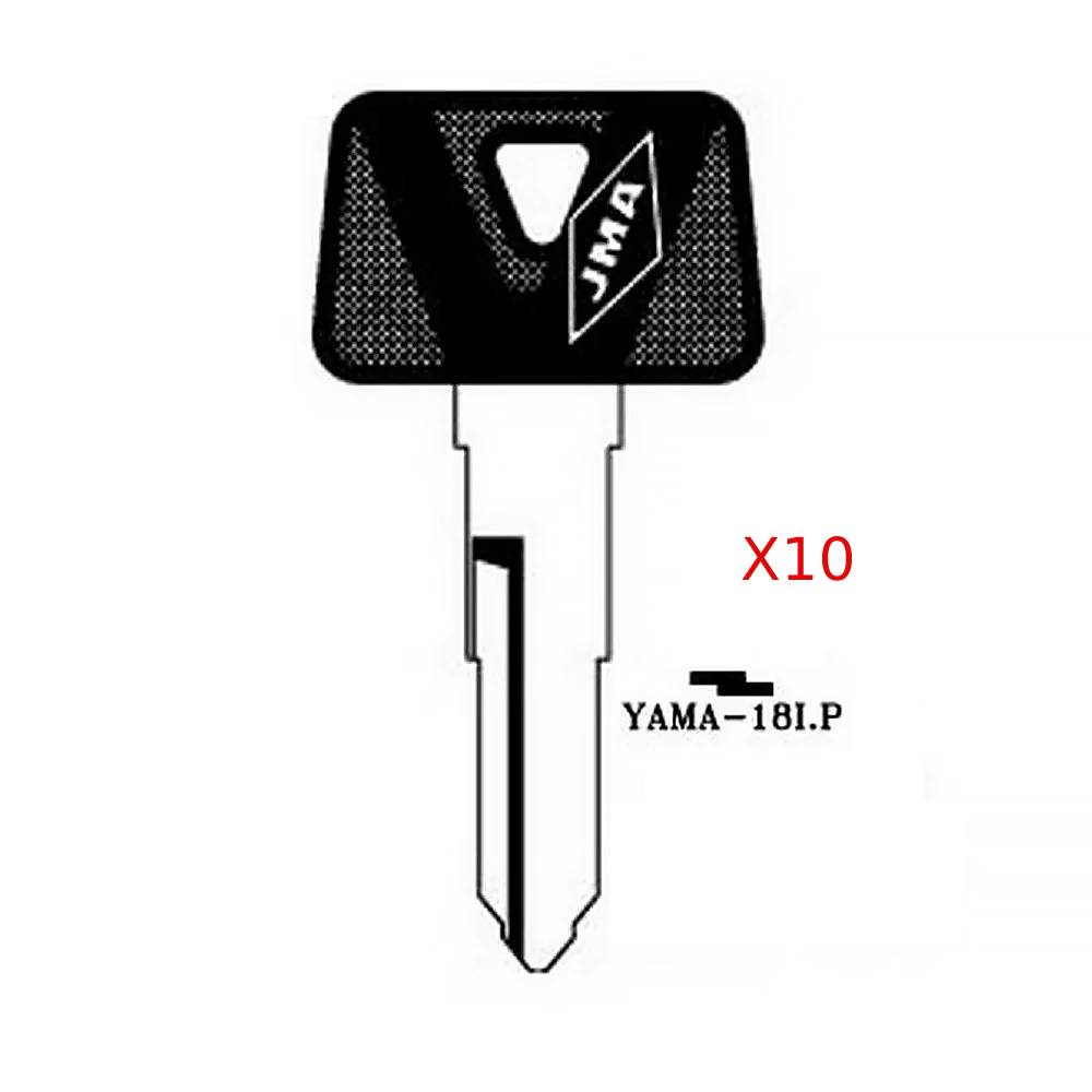 Yamaha Motorcycle Plastic Head Key Blank - YH46 / YAMA-18I.P (Pack of 10)