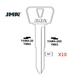 Yamaha Motorcycle Key Blank - YM63 / YAMA-26D (Packs of 10)