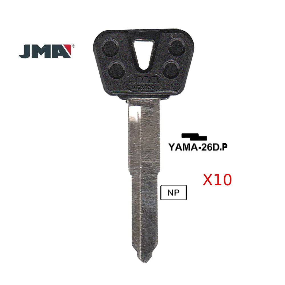 Yamaha Motorcycle Plastic Head Key Blank - YM63 / YAMA-26D.P (Pack of 10)