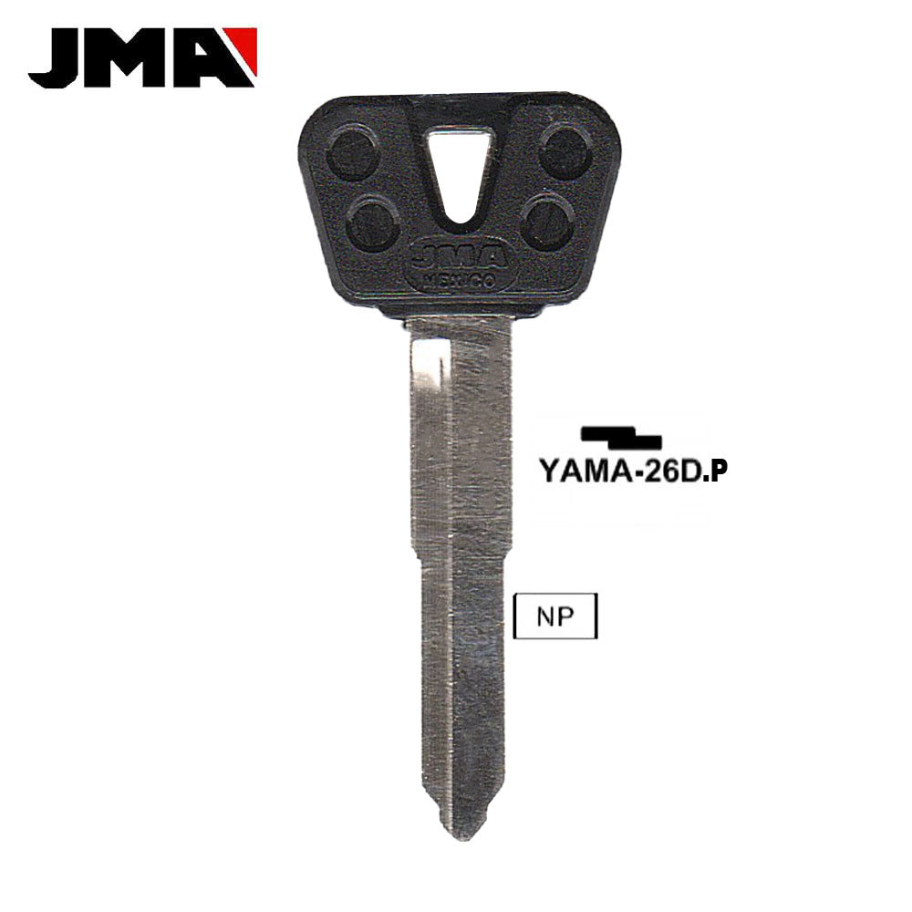 Yamaha Motorcycle Plastic Head Key Blank - YM63 / YAMA-26D.P