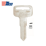 Yamaha Motorcycle Key Blank - YAMA-12I / YH37