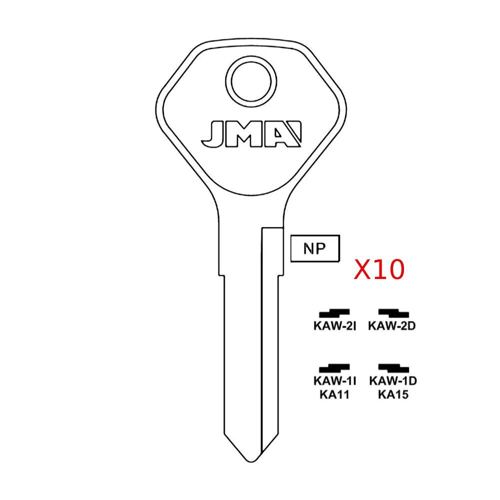 Kawasaki Ducati Motorcycle Key Blank - KA15 / KAW-1D  (Packs of 10)