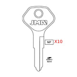 Kawasaki Motorcycle Key Blank - KA14 / KAW-3 (Packs of 10)