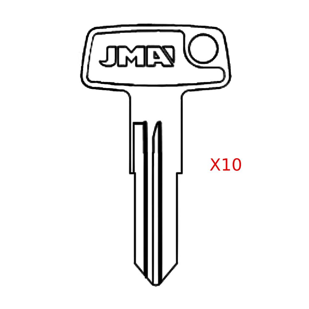 Suzuki Yamaha Motorcycle Key Blank - YH34 / YAMA-17D (Packs of 10)