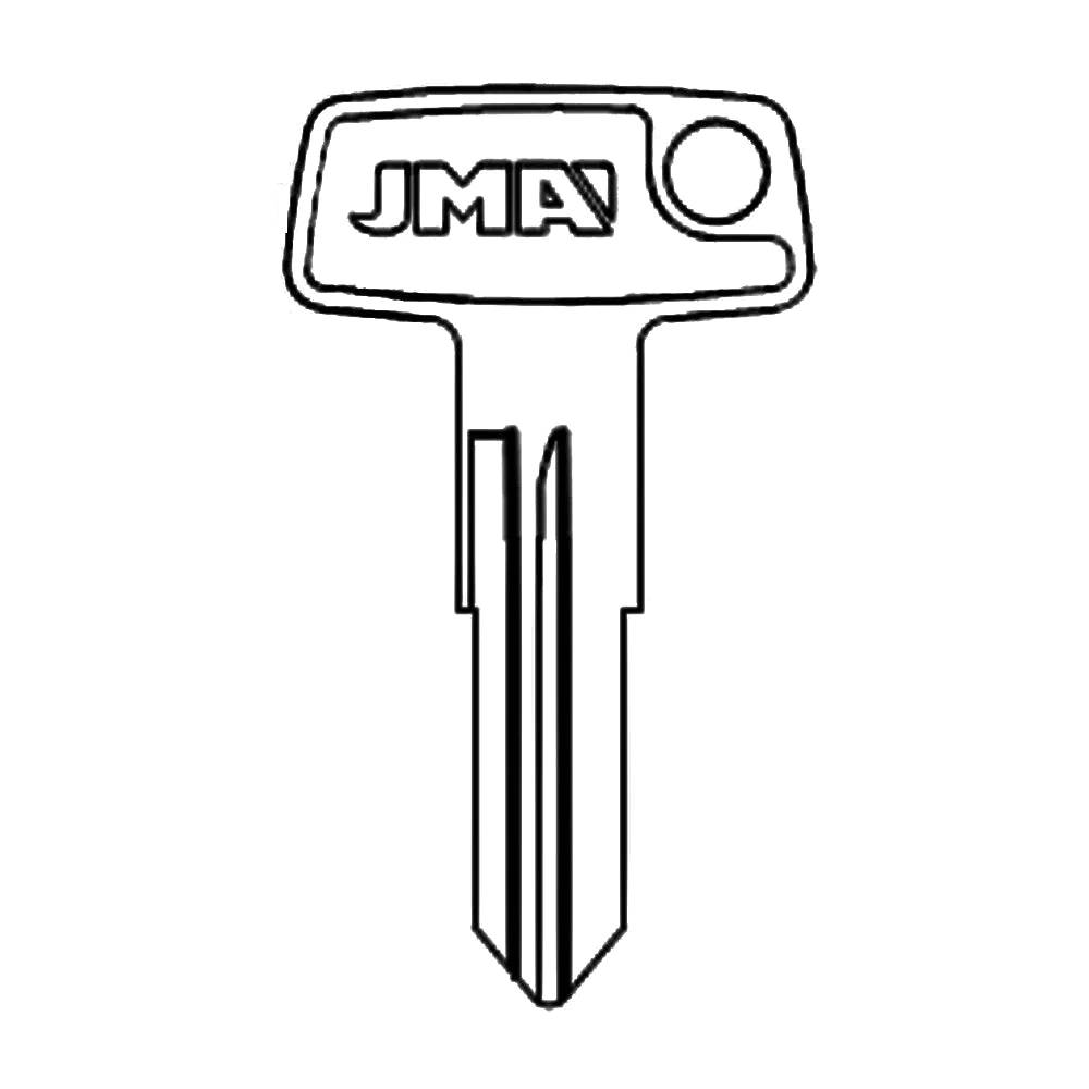 Suzuki Yamaha Motorcycle Key Blank - YH34 / YAMA-17D