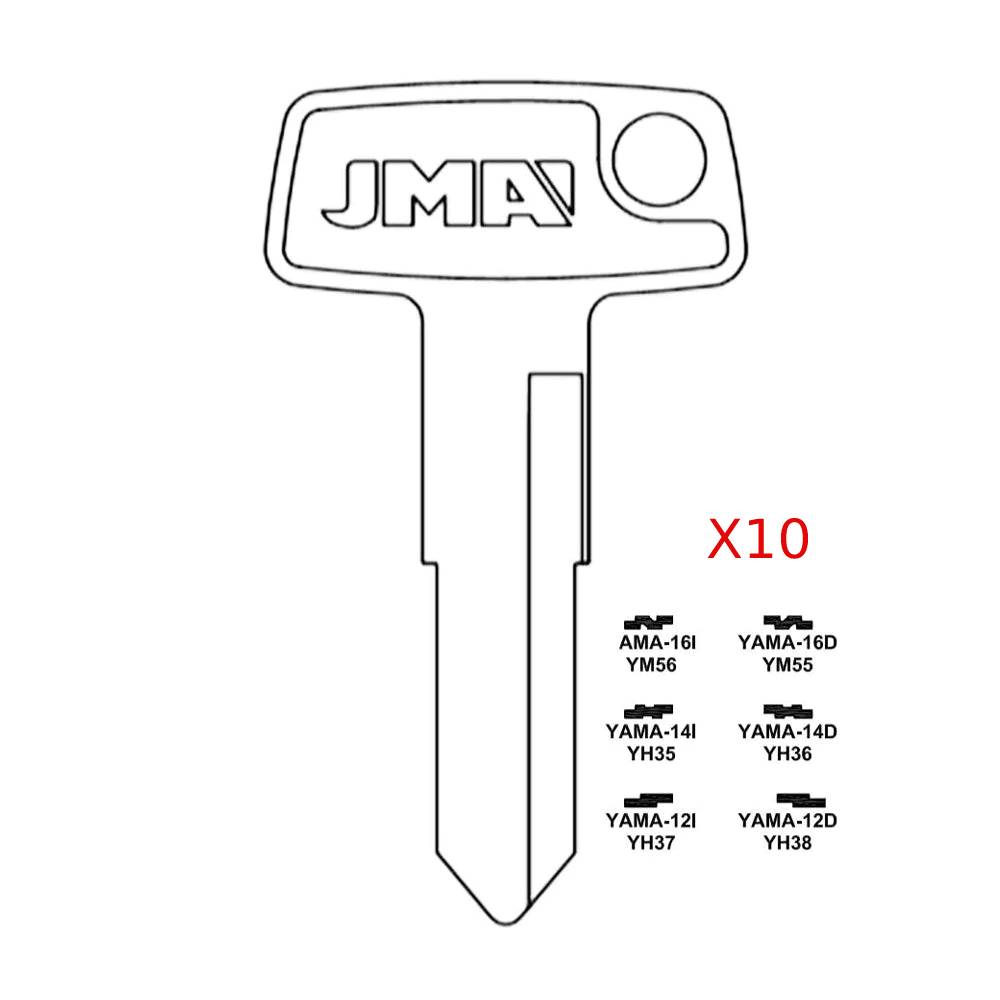 Kawasaki Motorcycle Key Blank  - X255 / YAMA-14D (Packs of 10)