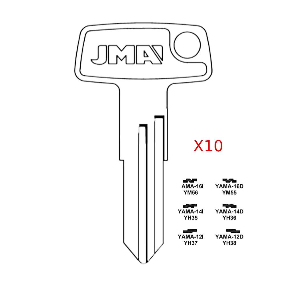 Kawasaki Motorcycle Key Blank - X257 / YAMA-14I (Packs of 10)