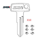 Kawasaki Motorcycle Key Blank - X257 / YAMA-14I (Packs of 10)