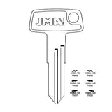 Kawasaki Motorcycle Key Blank - X257 / YAMA-14I