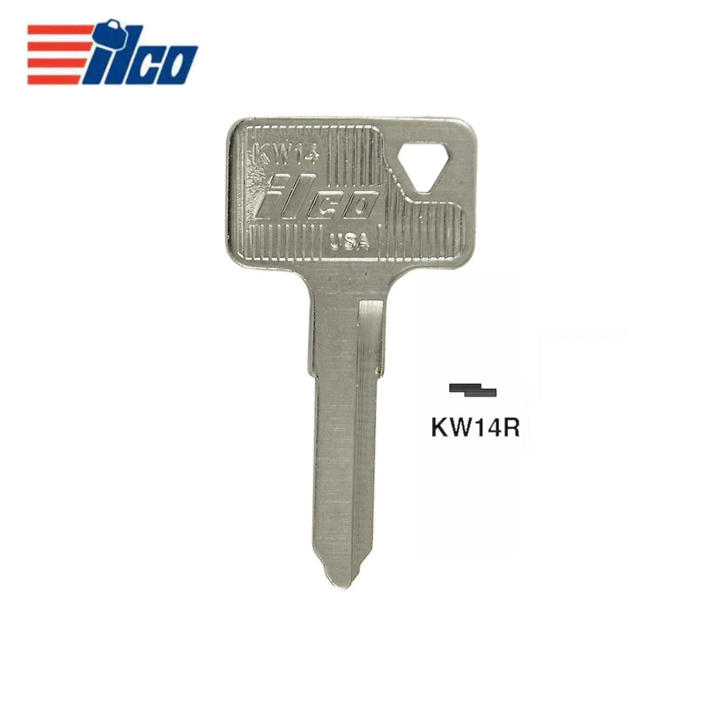 Kawasaki Motorcycle Key Blank - KAS-1D / KW14R