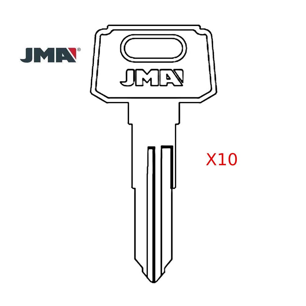 Yamaha Kawasaki Suzuki Motorcycle Key Blank - YH51 / YAMA-20D (Packs of 10)