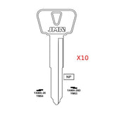 Yamaha Motorcycle Key Blank - YM64 / YAMA-26 (Packs of 10)